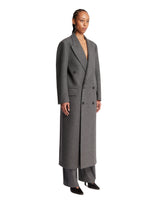 Gray Wool and Cashmere Hadi Coat | PDP | Antonia