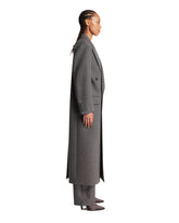 Gray Wool and Cashmere Hadi Coat | PDP | Antonia