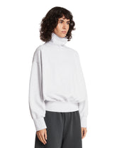 Gray Camelia Cotton Sweatshirt | PDP | Antonia