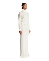 White Cashmere and Wool Maxi Dress | PDP | Antonia