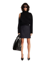 Black Shoulder Cut-Out Sweater | PDP | Antonia