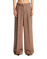 Pantaloni Gabi in Lana Marroni | PDP | Antonia