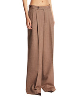 Pantaloni Gabi in Lana Marroni | PDP | Antonia