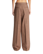 Pantaloni Gabi in Lana Marroni | PDP | Antonia