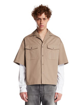 Camicia A Pannelli Beige | PDP | Antonia