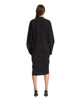 Black Fold-Detail Dress | PDP | Antonia
