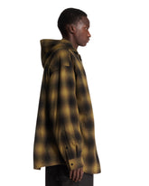 Green Checked Cotton Overshirt | PDP | Antonia