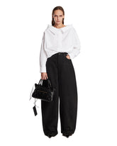 White Oversize Stole Shirt | PDP | Antonia
