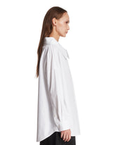 White Oversize Stole Shirt | PDP | Antonia