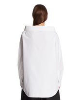 White Oversize Stole Shirt | PDP | Antonia