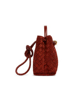 Borsa Andiamo Piccola In Suede Rossa | PDP | Antonia