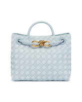 Borsa Andiamo Piccola In Suede Azzurra | PDP | Antonia