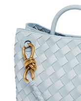 Borsa Andiamo Piccola In Suede Azzurra | PDP | Antonia