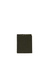 Green Intrecciato Leather Card Holder | PDP | Antonia