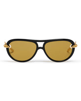 Gold Knot Aviator Sunglasses | PDP | Antonia