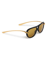 Gold Knot Aviator Sunglasses | PDP | Antonia