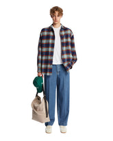 Blue Cotton Denim Trousers | PDP | Antonia