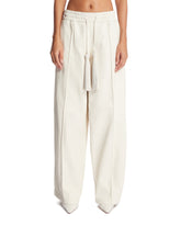 Pantaloni Ampi In Pelle Bianchi | PDP | Antonia