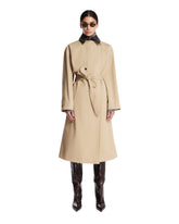 Beige Cotton Trench Coat | PDP | Antonia