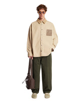 Green Cotton Casual Pants | PDP | Antonia