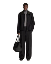 Black Wool Zip Jacket | PDP | Antonia