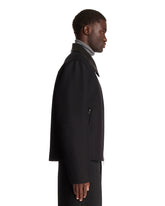 Black Wool Zip Jacket | PDP | Antonia