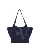 Blue Leather Corso Bag | PDP | Antonia