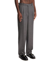 Gray Wool Trousers | PDP | Antonia