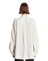 Camicia A Portafoglio In Seta Bianca | PDP | Antonia