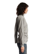 Kimono Top In Seta Grigio | PDP | Antonia