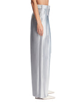Light Blue Double Pleat Trousers | PDP | Antonia
