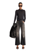 Gray Wool Top | PDP | Antonia