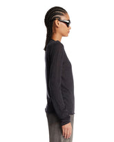 Gray Wool Top | PDP | Antonia