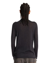 Gray Wool Top | PDP | Antonia