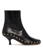 Black Junie Leather Ankle Boots | All | Antonia