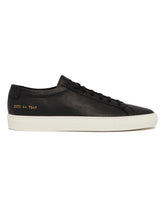 Black Leather Achille Sneakers | PDP | Antonia