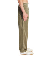 Green Cotton Denim Carpenter Jeans | PDP | Antonia