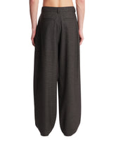 Gray Viscose Trousers | PDP | Antonia