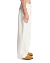 Pantaloni Davide In Velluto Bianchi | PDP | Antonia