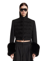 Black Moss Napoleon Jacket | PDP | Antonia