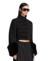 Black Moss Napoleon Jacket | PDP | Antonia