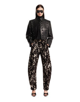 Black Leather Moss Napoleon Jacket | PDP | Antonia