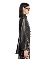Black Leather Moss Napoleon Jacket | PDP | Antonia