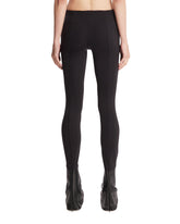 Black Leggings with Leather Gaiters | PDP | Antonia