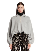 Gray Cotton Sweatshirt | PDP | Antonia