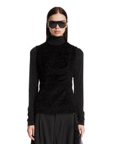 Black Joy Double-Fabric Top | PDP | Antonia