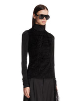 Black Joy Double-Fabric Top | PDP | Antonia