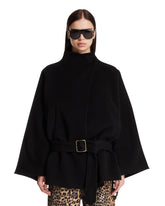 Black Wool Alba Coat | PDP | Antonia