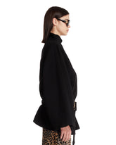 Black Wool Alba Coat | PDP | Antonia
