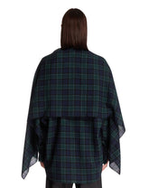 Blue Checked Wool Georgia Shirt | PDP | Antonia